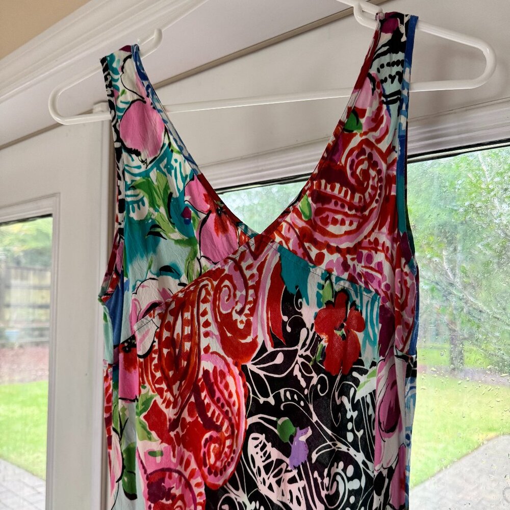 Jams World Vintage Colorful Floral Garden Sundress EUC! - Picture 6 of 7